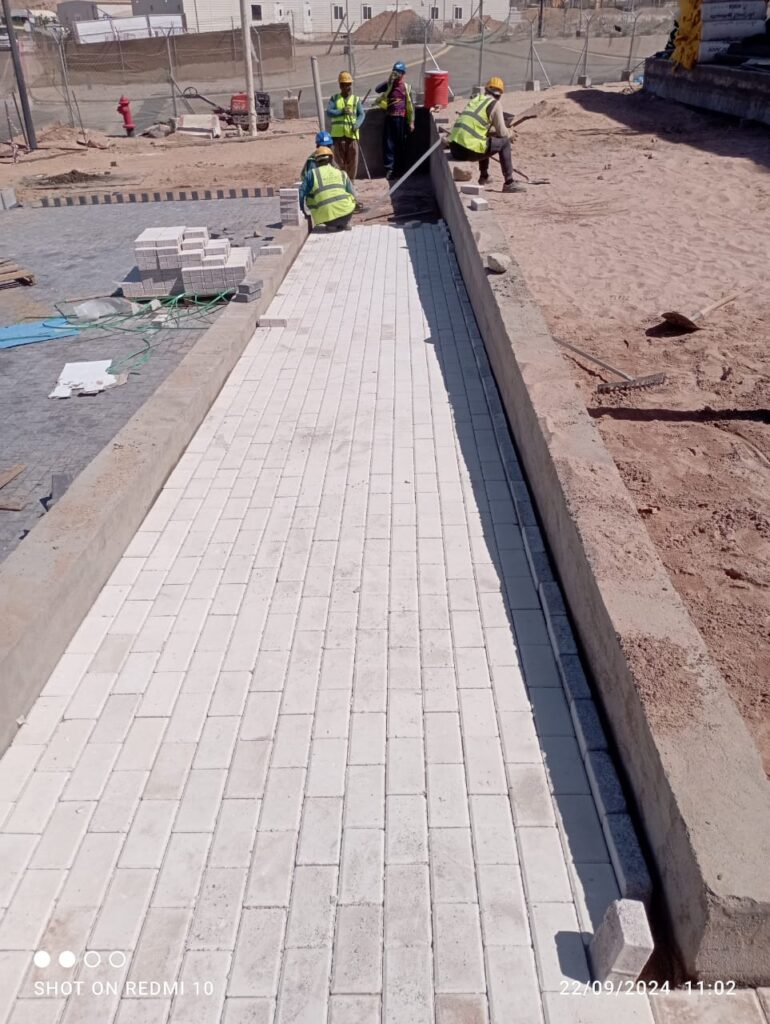 أعمال التشجير والمسطحات