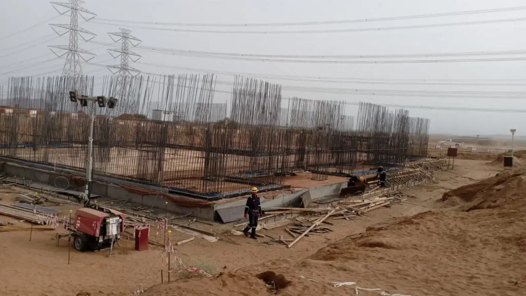 أعمال الخرسانة العلوية